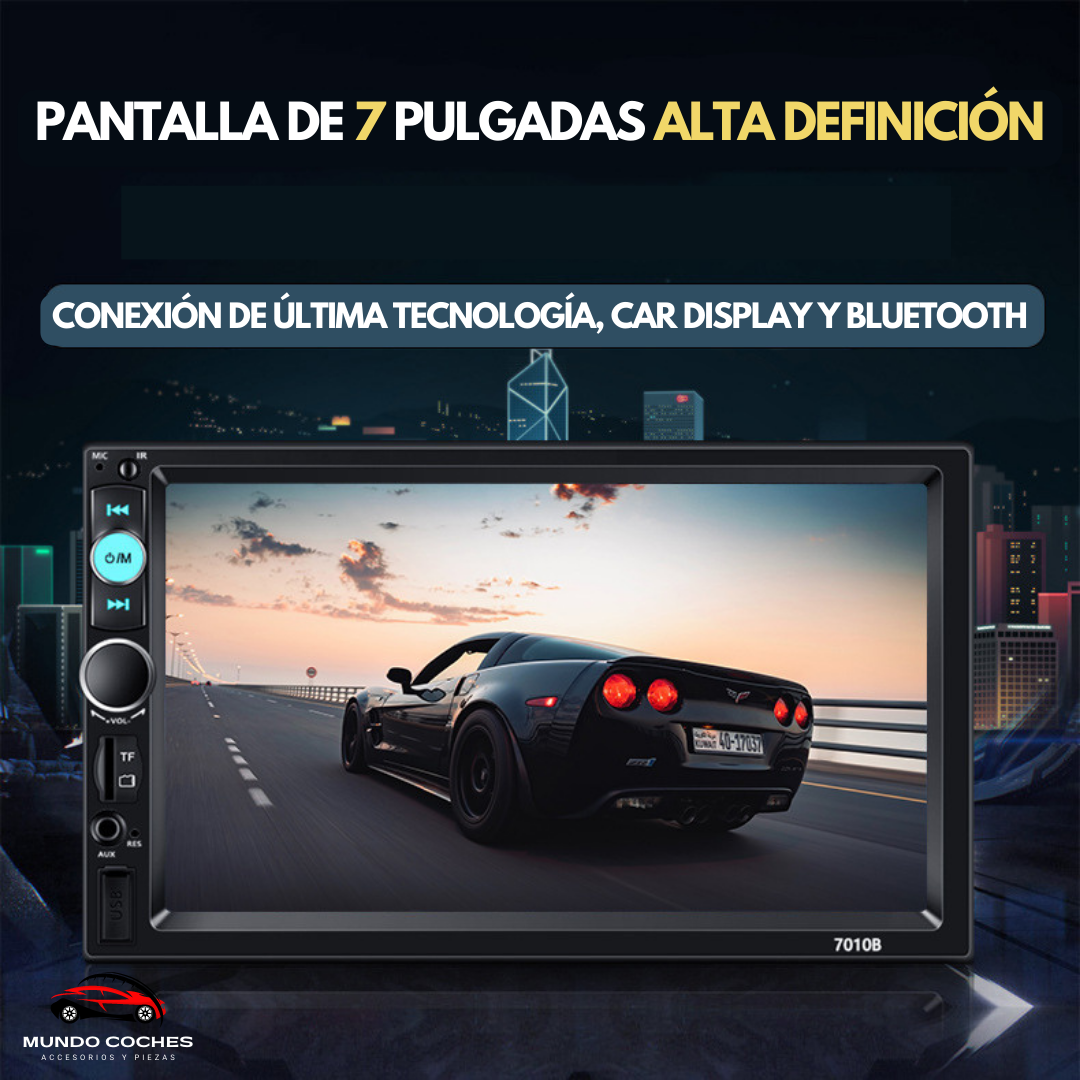 Estereo De Pantalla con Bluetooth Para Coche Carro Auto MP5 Player