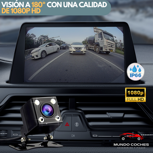 CÁMARA DE VISIÓN TRASERA COCHE 1080PHD